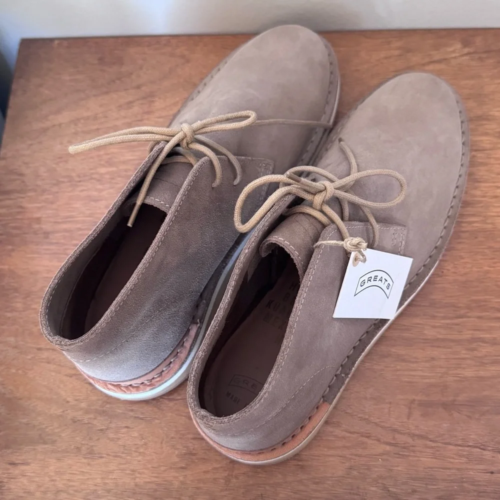 Men’s Greats Brand Hirsch Suede Desert Chukka Boots Size 9